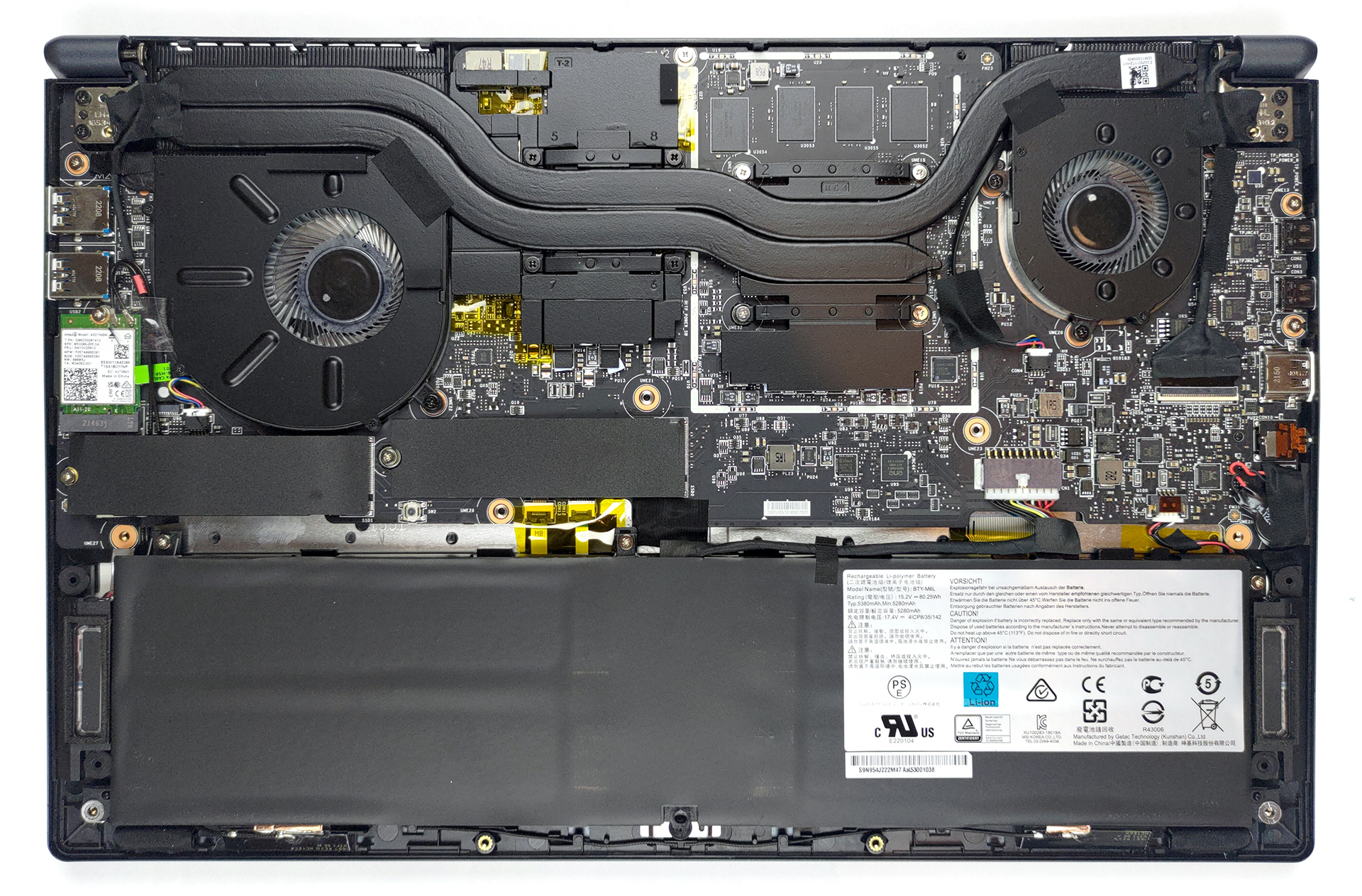 How to replace and fix MSI Prestige 15 A11 MS-16S6 MS-16S7 Bottom case D cover blue (MSI Prestige 15 (A12Ux))